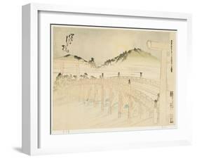 Uji-Bashi, March 1891-null-Framed Giclee Print