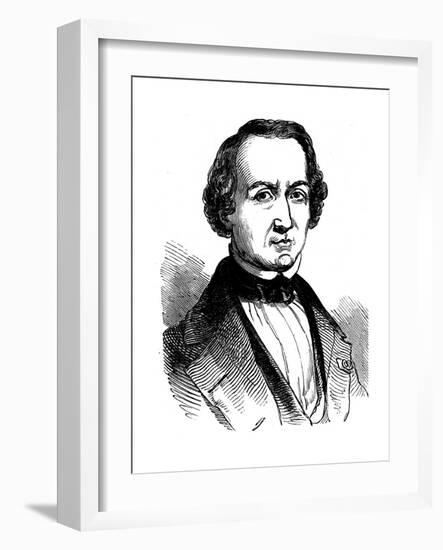 Ujj Leverrier, French Astronomer Who Calculated the Position of Planet Neptune in 1846-null-Framed Giclee Print