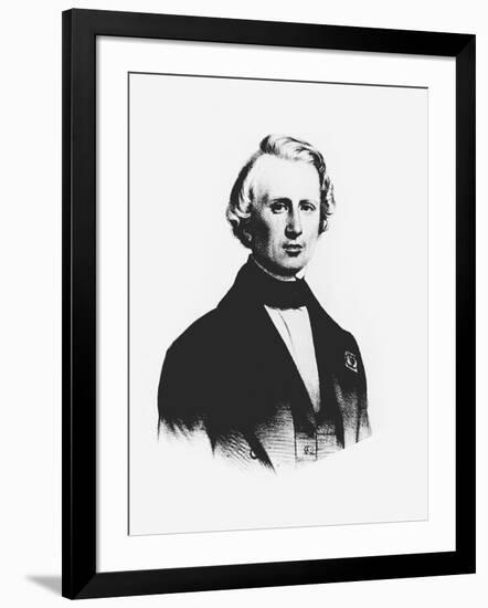 Ujj Leverrier, French Astronomer Who Calculated the Position of Planet Neptune in 1846-null-Framed Premium Giclee Print