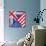 Uk And American Grunge Flag-TINTIN75-Art Print displayed on a wall