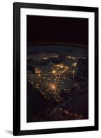 UK At Night From Space-null-Framed Photographic Print