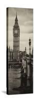 UK Buildings Landscape - Big Ben and Westminster Bridge - London - England - Door Poster-Philippe Hugonnard-Stretched Canvas