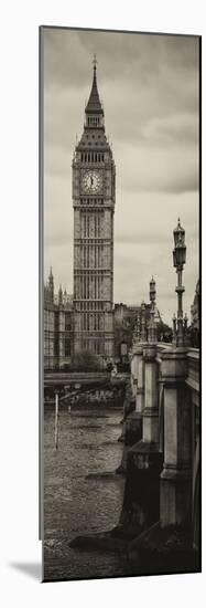 UK Buildings Landscape - Big Ben and Westminster Bridge - London - England - Door Poster-Philippe Hugonnard-Mounted Photographic Print