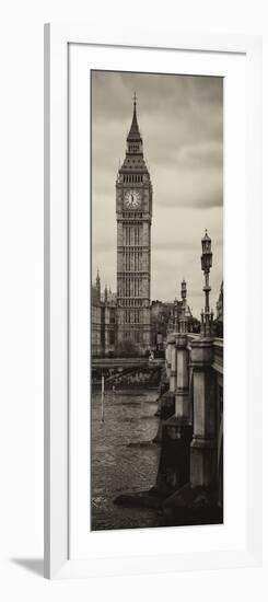 UK Buildings Landscape - Big Ben and Westminster Bridge - London - England - Door Poster-Philippe Hugonnard-Framed Photographic Print