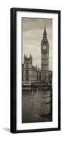 UK Buildings Landscape - Big Ben and Westminster Bridge - London - England - Door Poster-Philippe Hugonnard-Framed Premium Photographic Print