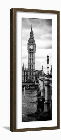 UK Buildings Landscape - Big Ben and Westminster Bridge - London - England - Door Poster-Philippe Hugonnard-Framed Photographic Print