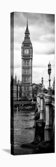 UK Buildings Landscape - Big Ben and Westminster Bridge - London - England - Door Poster-Philippe Hugonnard-Stretched Canvas