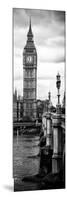 UK Buildings Landscape - Big Ben and Westminster Bridge - London - England - Door Poster-Philippe Hugonnard-Mounted Photographic Print