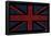 UK Cities Union Jack (Black) Text Poster-null-Framed Poster