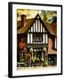 UK Cottage - The Blacksmiths Arms - St Albans - Hertfordshire - London - UK - England-Philippe Hugonnard-Framed Photographic Print