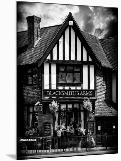 UK Cottage - The Blacksmiths Arms - St Albans - Hertfordshire - London - UK - England-Philippe Hugonnard-Mounted Photographic Print