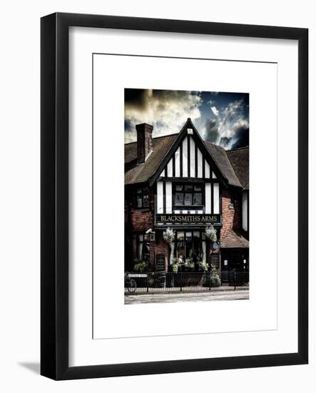 UK Cottage - The Blacksmiths Arms - St Albans - Hertfordshire - London - UK - England-Philippe Hugonnard-Framed Art Print