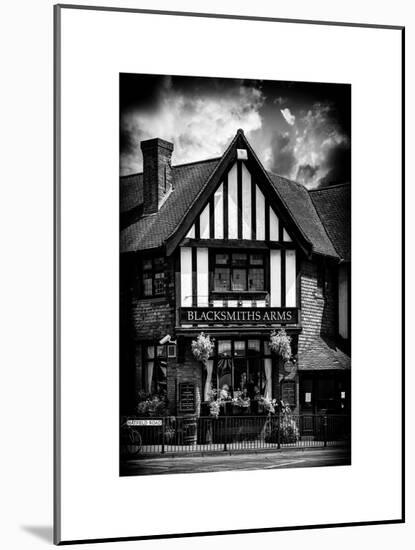 UK Cottage - The Blacksmiths Arms - St Albans - Hertfordshire - London - UK - England-Philippe Hugonnard-Mounted Art Print