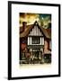 UK Cottage - The Blacksmiths Arms - St Albans - Hertfordshire - London - UK - England-Philippe Hugonnard-Framed Art Print