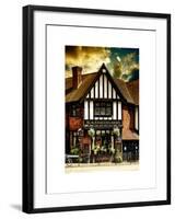 UK Cottage - The Blacksmiths Arms - St Albans - Hertfordshire - London - UK - England-Philippe Hugonnard-Framed Art Print