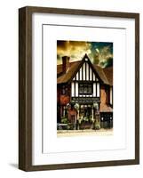 UK Cottage - The Blacksmiths Arms - St Albans - Hertfordshire - London - UK - England-Philippe Hugonnard-Framed Art Print