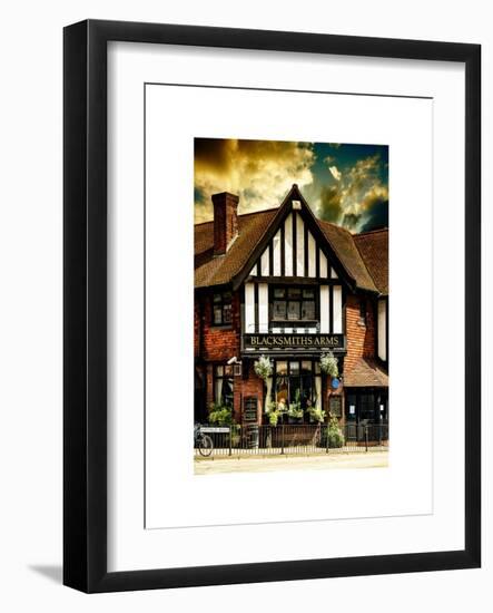 UK Cottage - The Blacksmiths Arms - St Albans - Hertfordshire - London - UK - England-Philippe Hugonnard-Framed Art Print