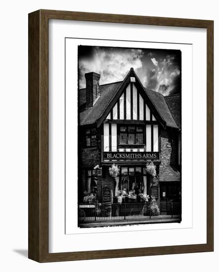 UK Cottage - The Blacksmiths Arms - St Albans - Hertfordshire - London - UK - England-Philippe Hugonnard-Framed Art Print