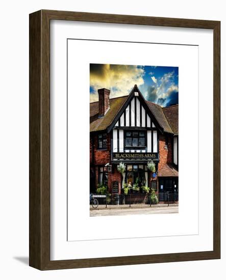 UK Cottage - The Blacksmiths Arms - St Albans - Hertfordshire - London - UK - England-Philippe Hugonnard-Framed Art Print