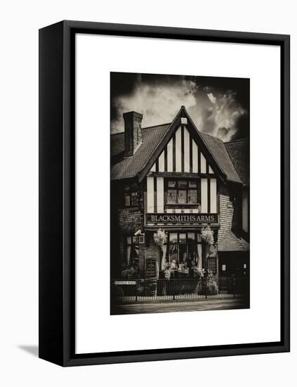 UK Cottage - The Blacksmiths Arms - St Albans - Hertfordshire - London - UK - England-Philippe Hugonnard-Framed Stretched Canvas