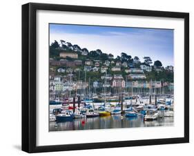 UK, Devon, Kingswear from Dartmouth, River Dart-Alan Copson-Framed Photographic Print