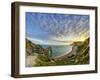 UK, Dorset, Jurassic Coast, Durdle Door Rock Arch-Alan Copson-Framed Photographic Print