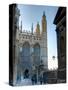UK, England, Cambridge, Cambridge University, Kings College, Kings College Chapel-Alan Copson-Stretched Canvas