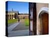 UK, England, Cambridge, Cambridge University, Trinity College, Porter's Lodge-Alan Copson-Stretched Canvas