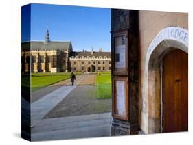 UK, England, Cambridge, Cambridge University, Trinity College, Porter's Lodge-Alan Copson-Stretched Canvas