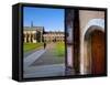 UK, England, Cambridge, Cambridge University, Trinity College, Porter's Lodge-Alan Copson-Framed Stretched Canvas