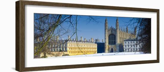 UK, England, Cambridge, King's College Chapel from the Backs-Alan Copson-Framed Photographic Print