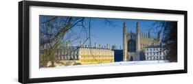 UK, England, Cambridge, King's College Chapel from the Backs-Alan Copson-Framed Photographic Print