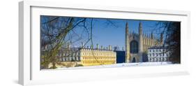 UK, England, Cambridge, King's College Chapel from the Backs-Alan Copson-Framed Photographic Print