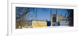 UK, England, Cambridge, King's College Chapel from the Backs-Alan Copson-Framed Photographic Print