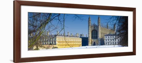 UK, England, Cambridge, King's College Chapel from the Backs-Alan Copson-Framed Photographic Print