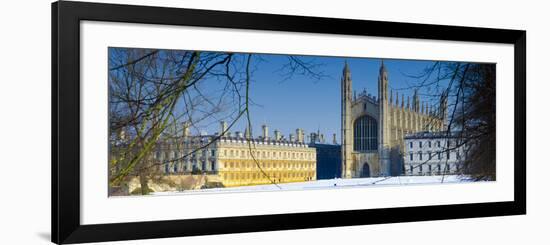 UK, England, Cambridge, King's College Chapel from the Backs-Alan Copson-Framed Photographic Print