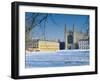 UK, England, Cambridge, King's College Chapel from the Backs-Alan Copson-Framed Photographic Print