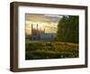 UK, England, Cambridge, the Backs and King's College Chapel-Alan Copson-Framed Photographic Print