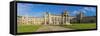 Uk, England, Cambridge, University of Cambridge, Trinity College, Great Court and Fountain-Alan Copson-Framed Stretched Canvas