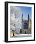 UK, England, Cambridgeshire, Cambridge, the Backs, King's College Chapel in Winter-Alan Copson-Framed Photographic Print