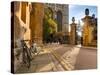 UK, England, Cambridgeshire, Cambridge, Trinity Lane, King's College Chapel-Alan Copson-Stretched Canvas