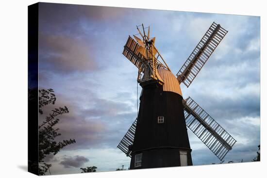 Uk, England, Cambridgeshire, Wicken, Wicken Windmill-Jane Sweeney-Stretched Canvas