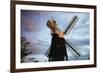 Uk, England, Cambridgeshire, Wicken, Wicken Windmill-Jane Sweeney-Framed Photographic Print