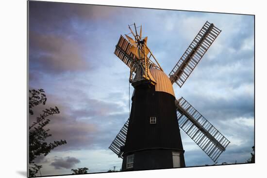 Uk, England, Cambridgeshire, Wicken, Wicken Windmill-Jane Sweeney-Mounted Photographic Print