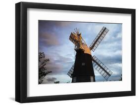 Uk, England, Cambridgeshire, Wicken, Wicken Windmill-Jane Sweeney-Framed Photographic Print