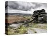 UK, England, Derbyshire, Peak District National Park, Higger Tor Towards Hathersage-Alan Copson-Stretched Canvas