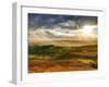 UK, England, Derbyshire, Peak District National Park, Hope Valley from Stanage Edge-Alan Copson-Framed Photographic Print