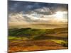 UK, England, Derbyshire, Peak District National Park, Hope Valley from Stanage Edge-Alan Copson-Mounted Photographic Print