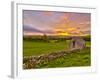 UK, England, Derbyshire, Peak District National Park, River Manifold Valley Near Ilam,Dry Stone Wal-Alan Copson-Framed Photographic Print