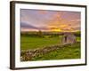 UK, England, Derbyshire, Peak District National Park, River Manifold Valley Near Ilam,Dry Stone Wal-Alan Copson-Framed Photographic Print